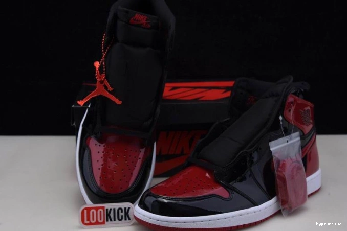 HYPE Bred 555088-063 1 Air High Jordan Patent OG 0725